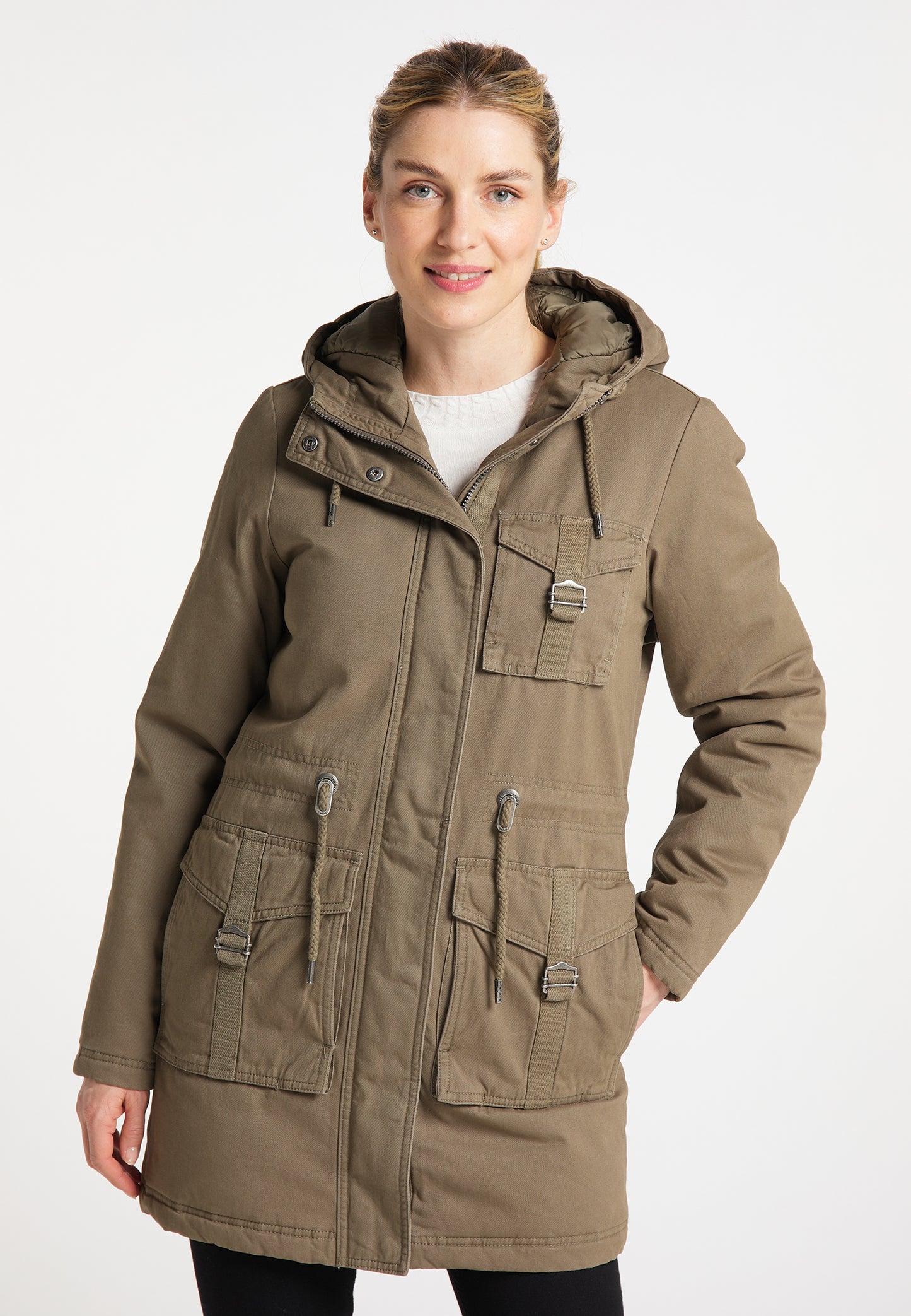 usha BLUE LABEL Women's Padded Winter Parka