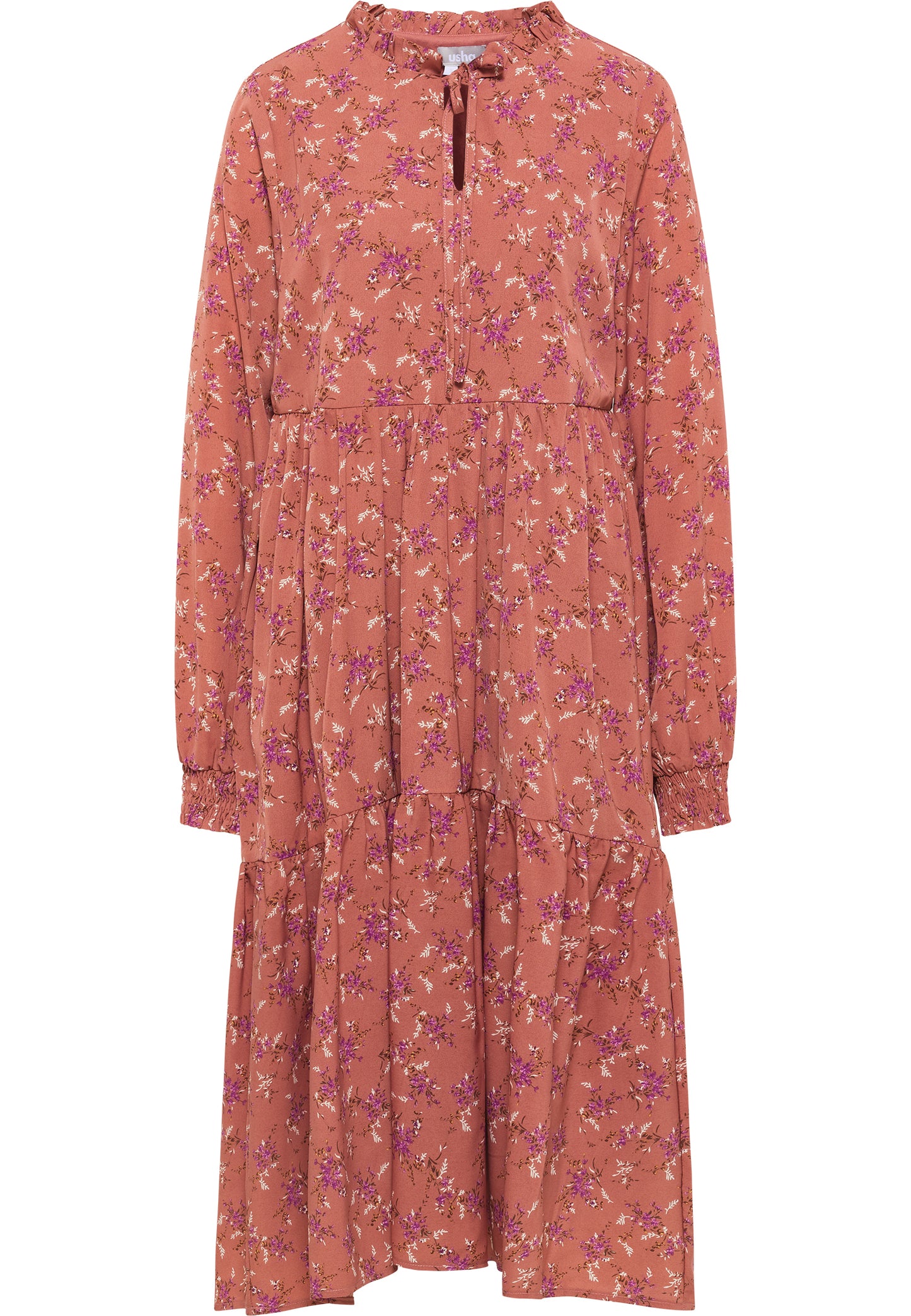 usha Damen Bluse Kleid