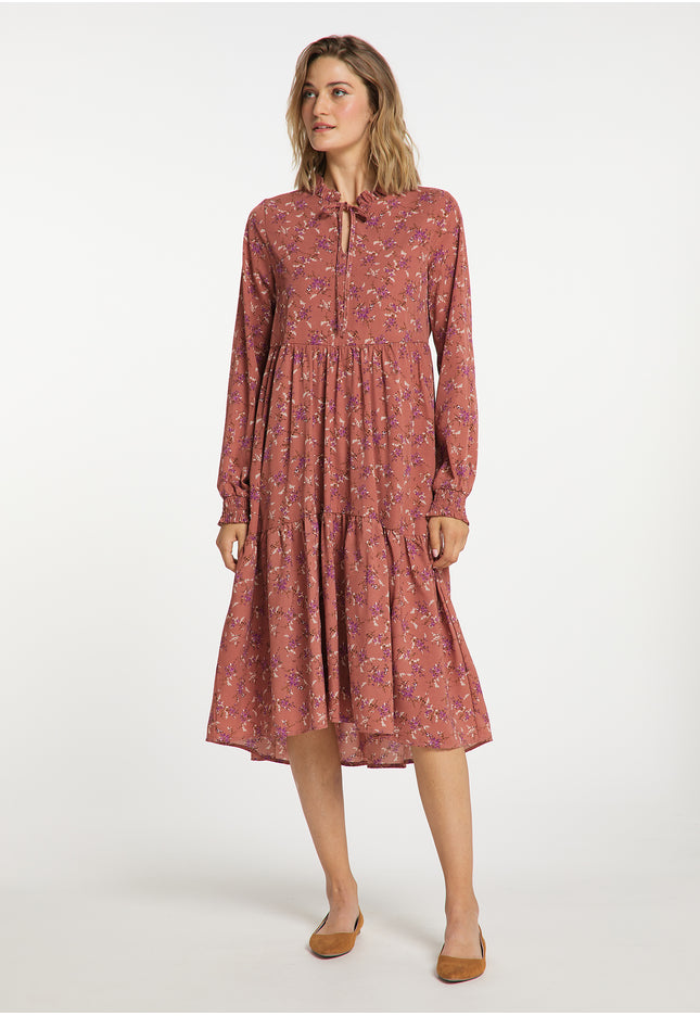 usha Damen Bluse Kleid