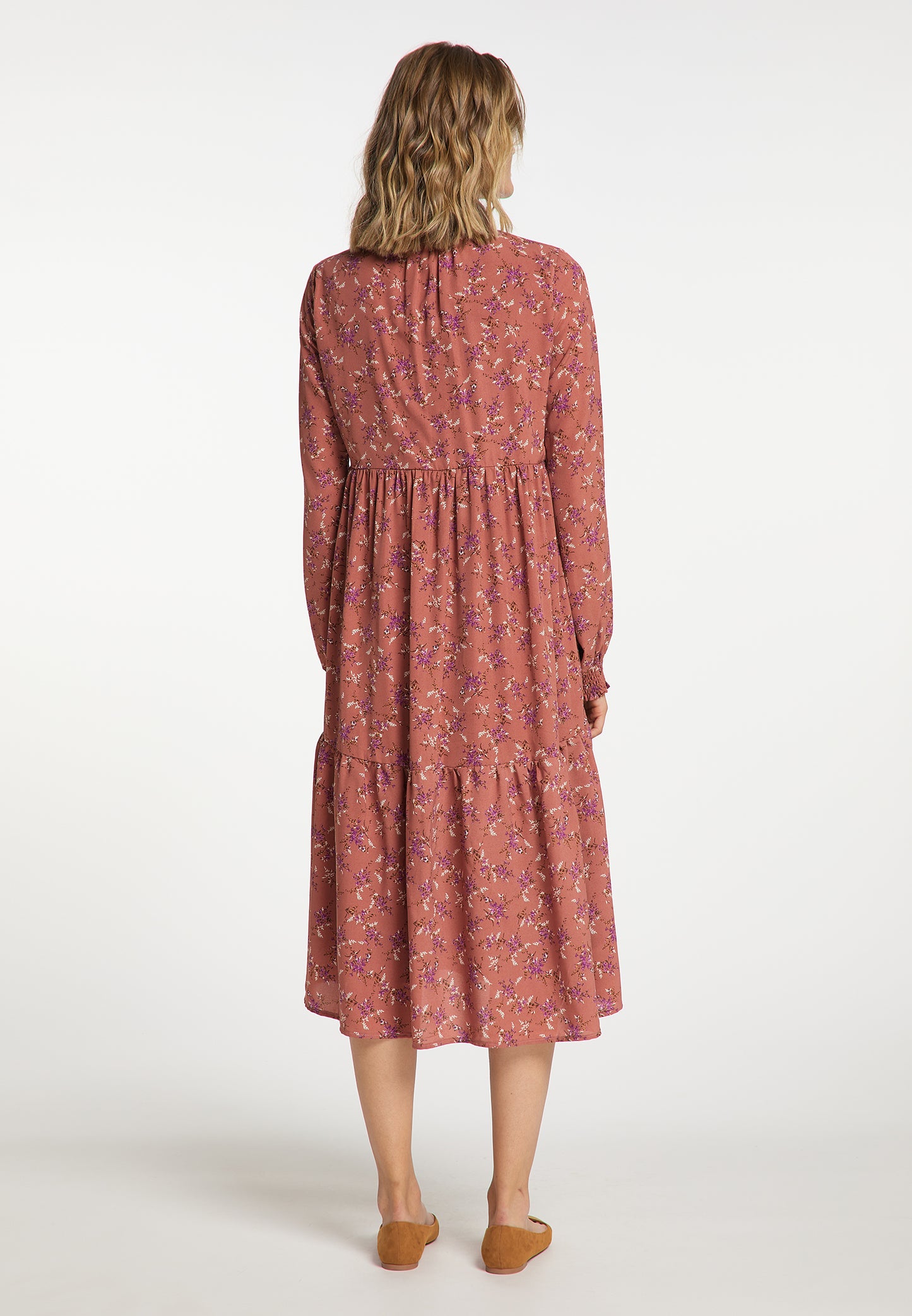 usha Damen Bluse Kleid
