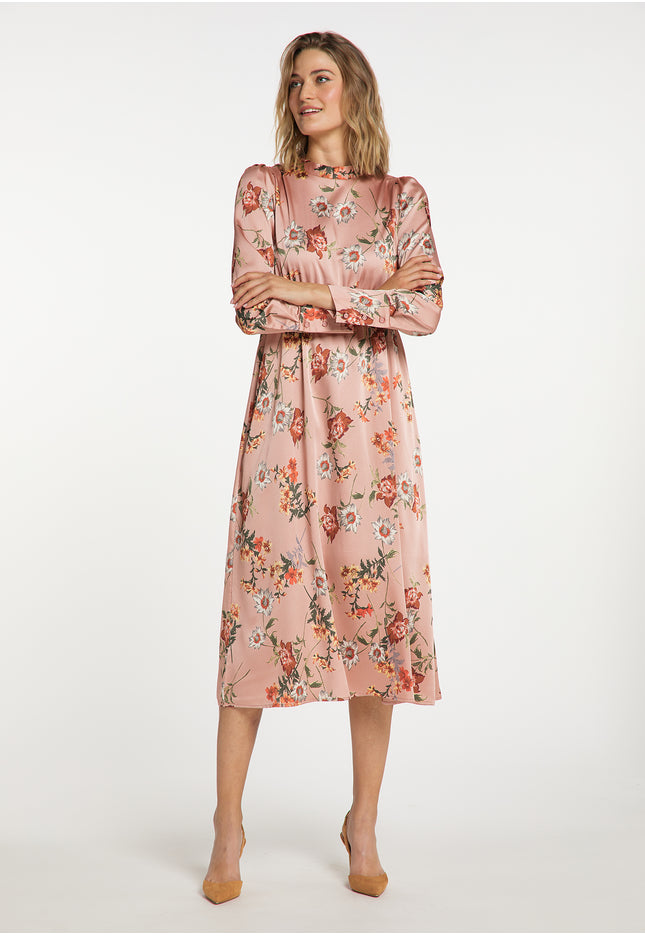 usha Damen's Midi Kleid