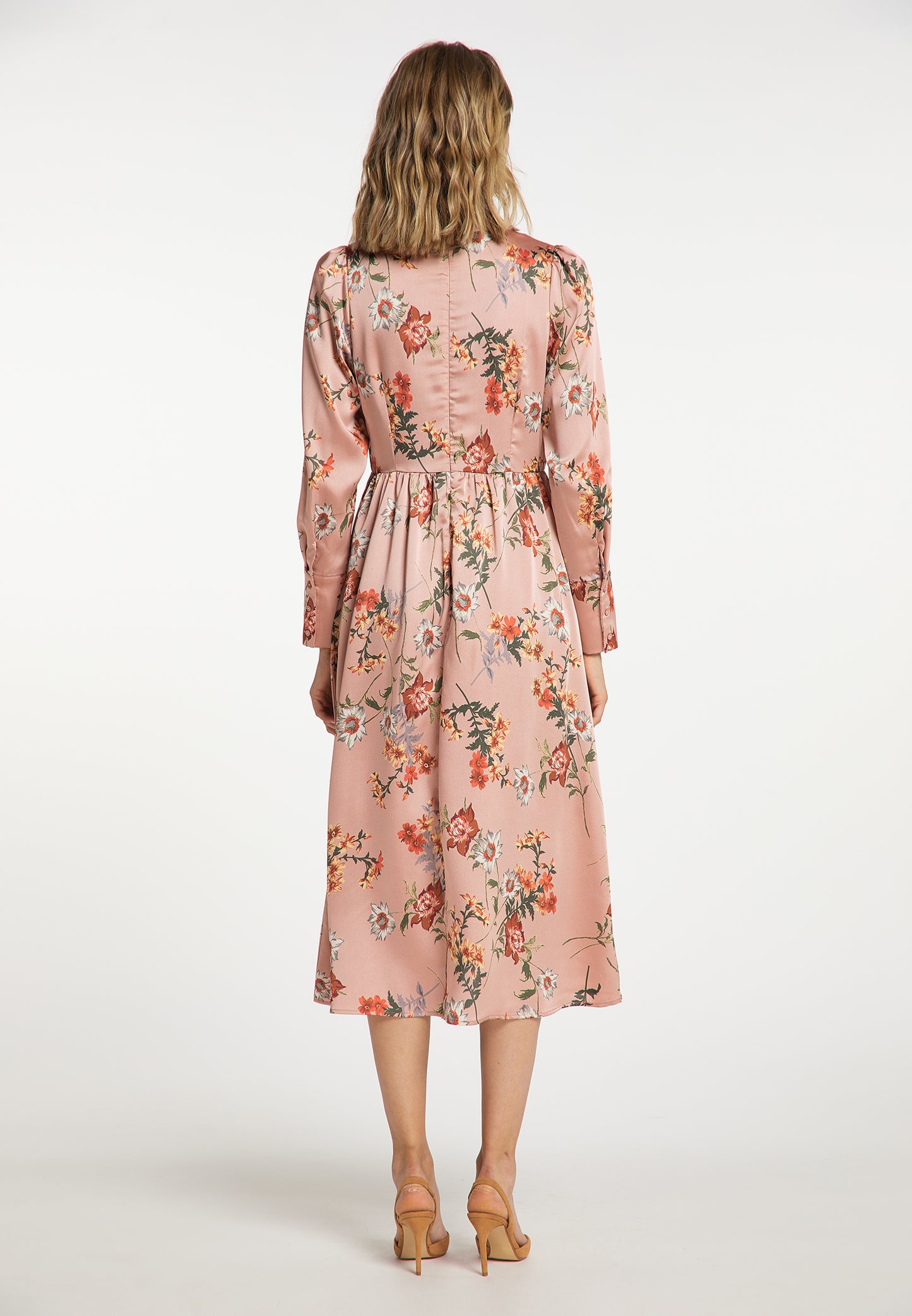 usha Damen's Midi Kleid