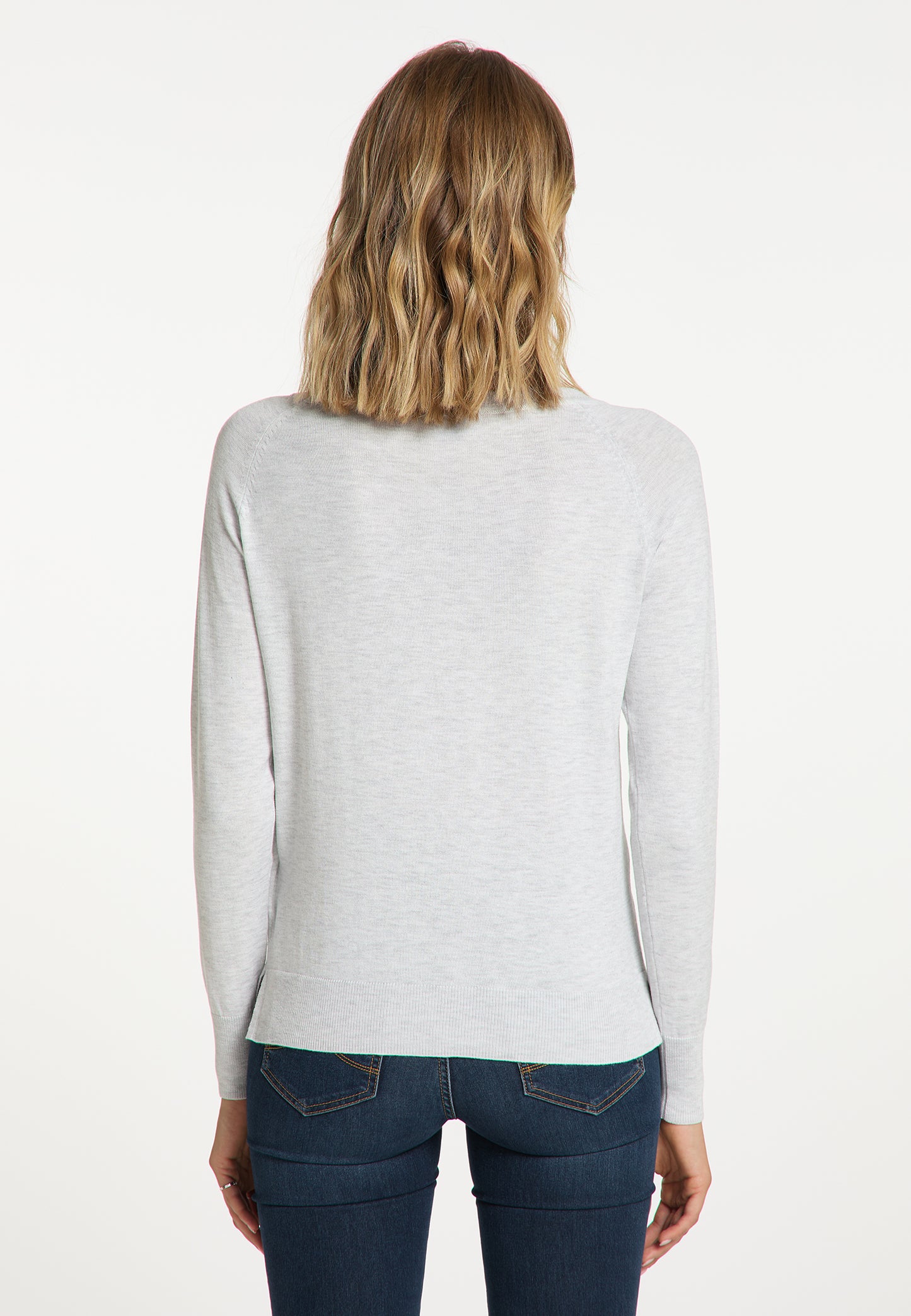 usha BLUE LABEL Women's Crew Neck Sweater
