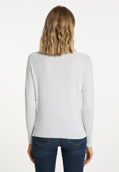 usha BLUE LABEL Women's Crew Neck Sweater