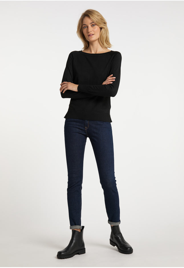 usha BLUE LABEL Women's Crew Neck Sweater
