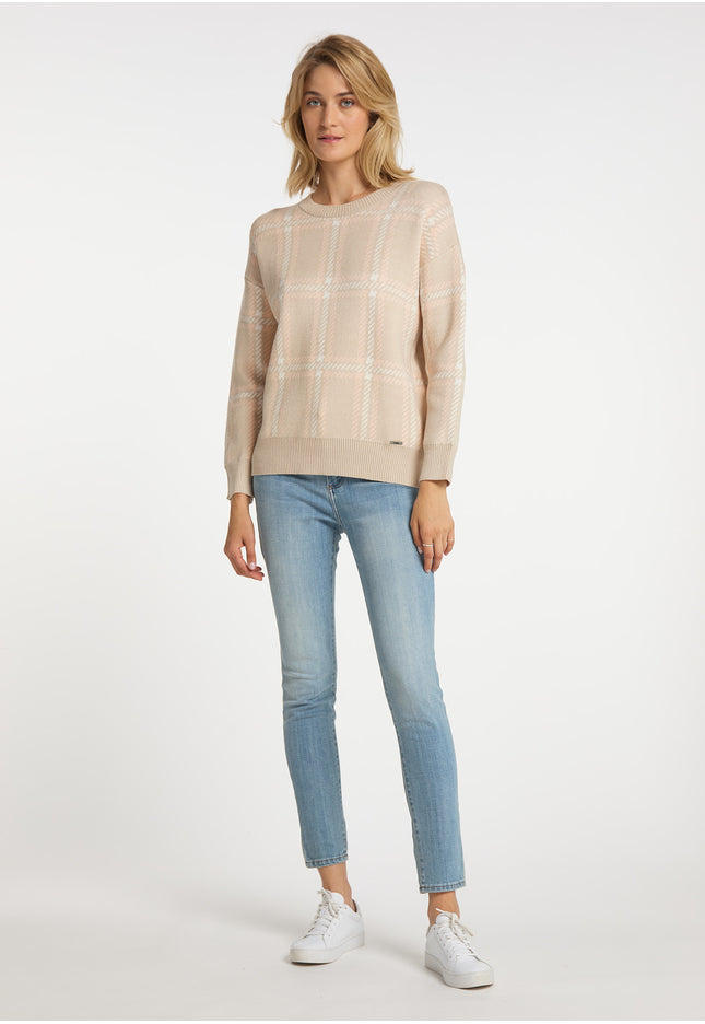 usha BLUE LABEL Women's Crew Neck Sweater