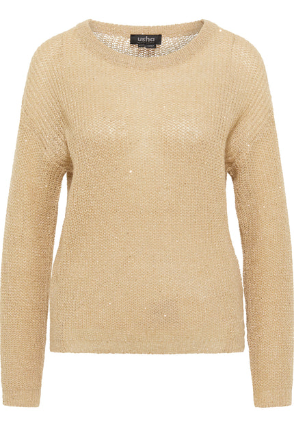 usha BLACK LABEL Kobiety sweter z okrągłym dekoltem