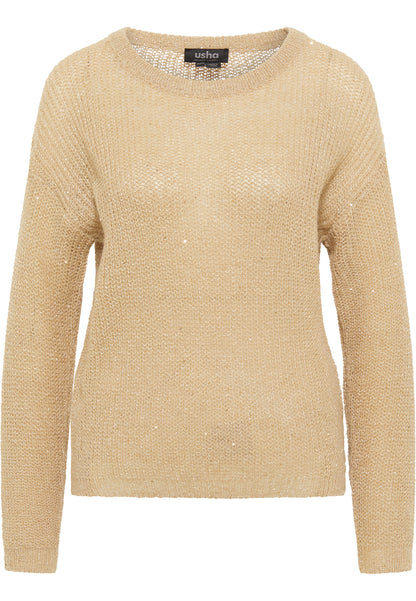 usha BLACK LABEL Women's Crew Neck Sweater