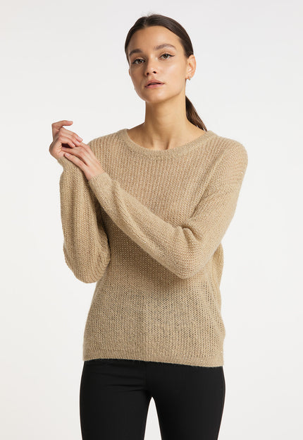 usha BLACK LABEL Kobiety sweter z okrągłym dekoltem