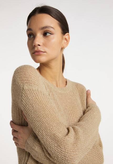 usha BLACK LABEL Kobiety sweter z okrągłym dekoltem
