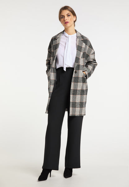 usha BLACK LABEL Women's Encheck Coat