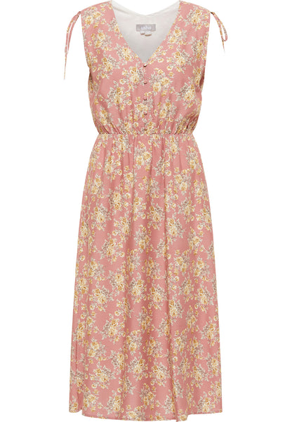 usha Damen's Kleid mit Blumenmuster