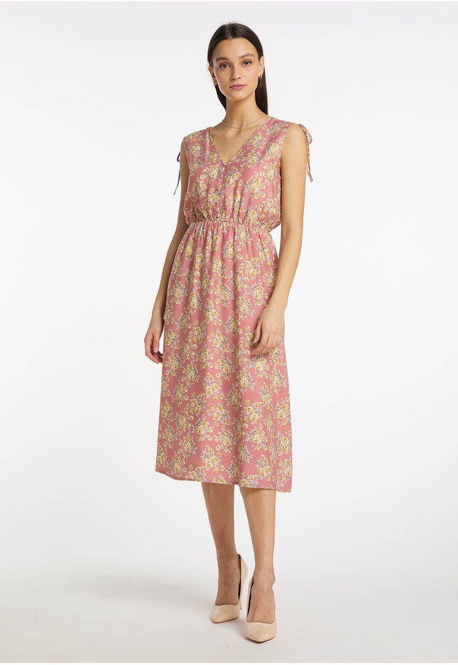 usha Women's Dress With Floral Print