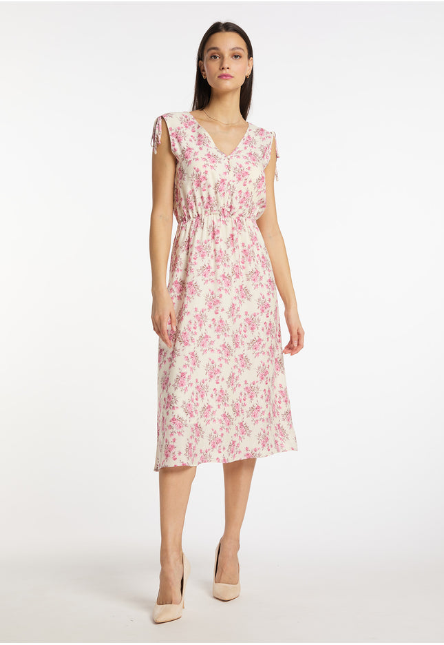 usha Women's Dress With Floral Print