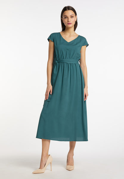 usha Damen Maxi Kleid