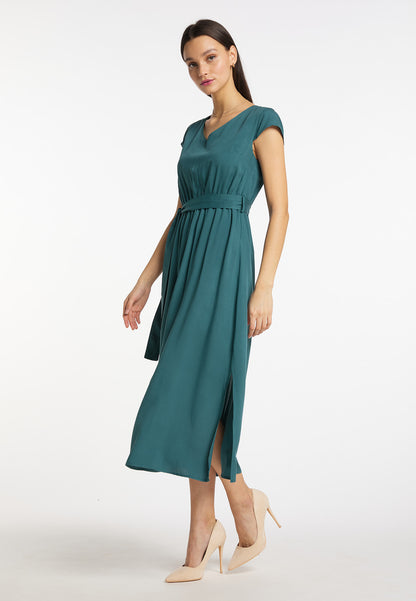 usha Damen Maxi Kleid