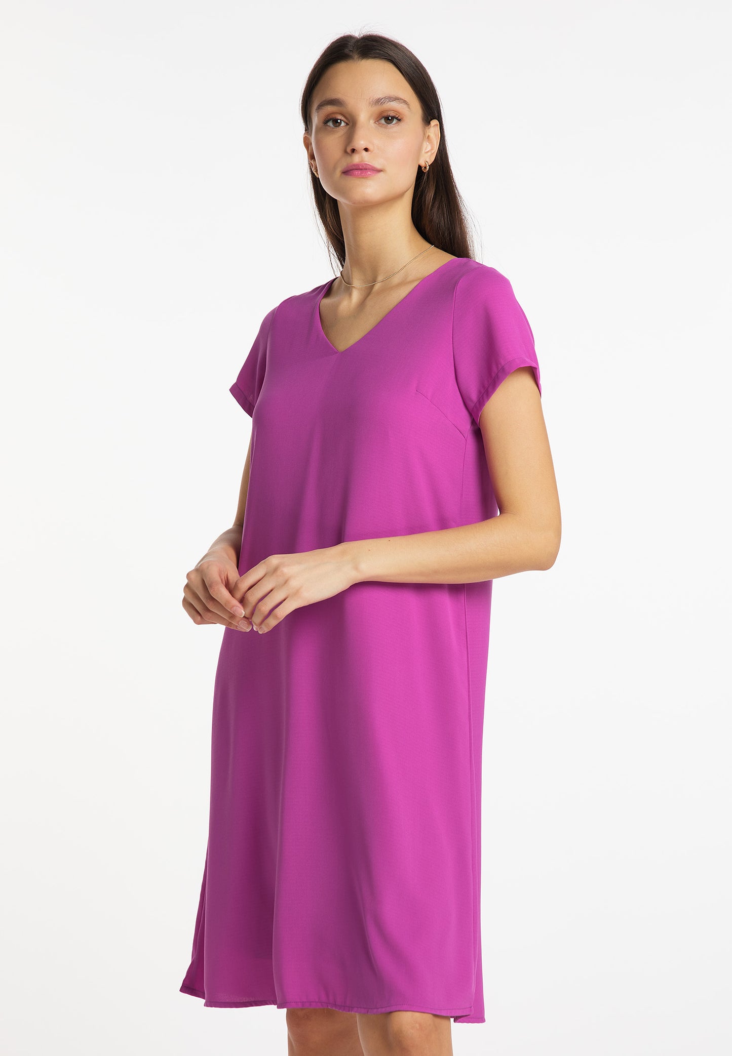 usha Damen Midi Kleid