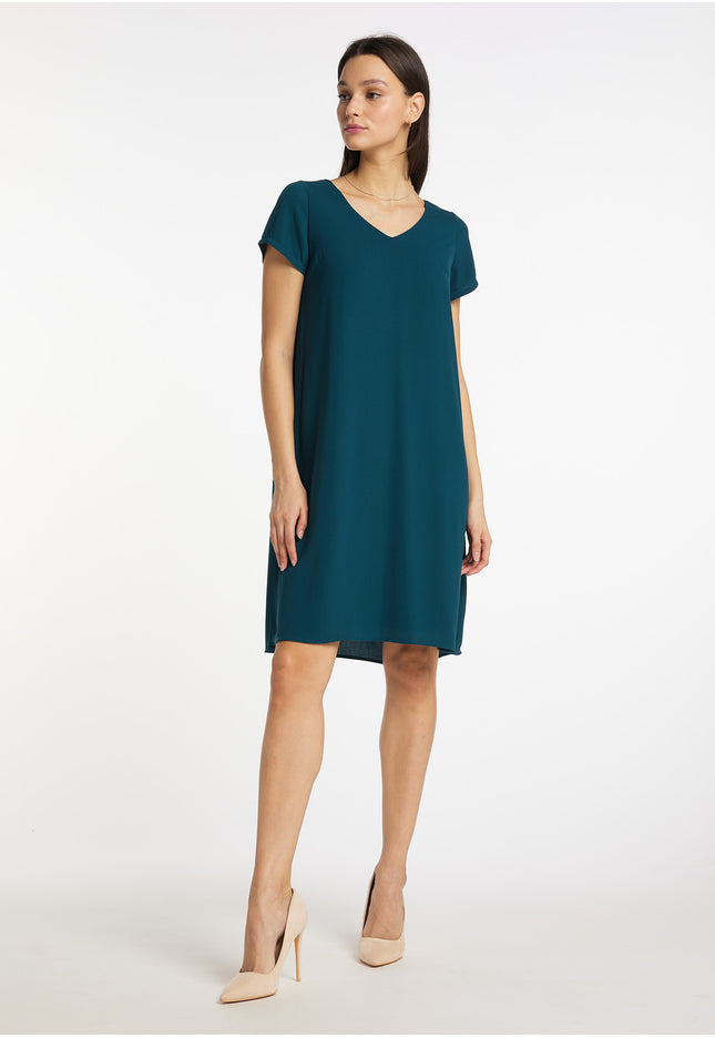 usha Damen Midi Kleid
