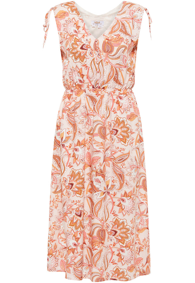 usha FESTIVAL Women's Kleid Mit Bl?Tenprint