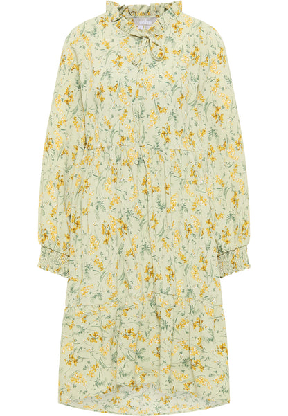 usha Damen's Kleid mit Blumenmuster