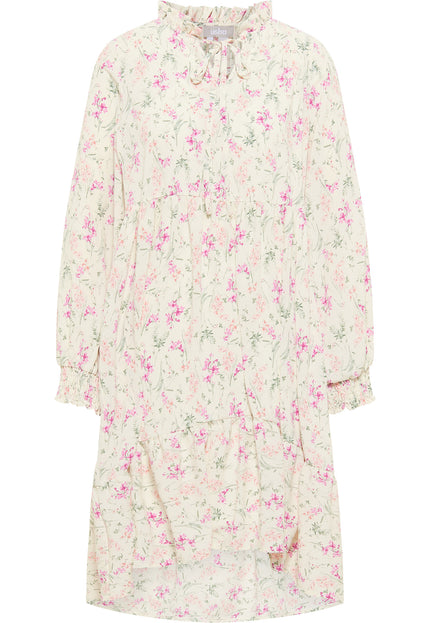 usha Damen's Kleid mit Blumenmuster