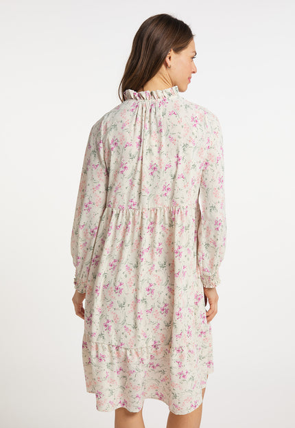 usha Damen's Kleid mit Blumenmuster