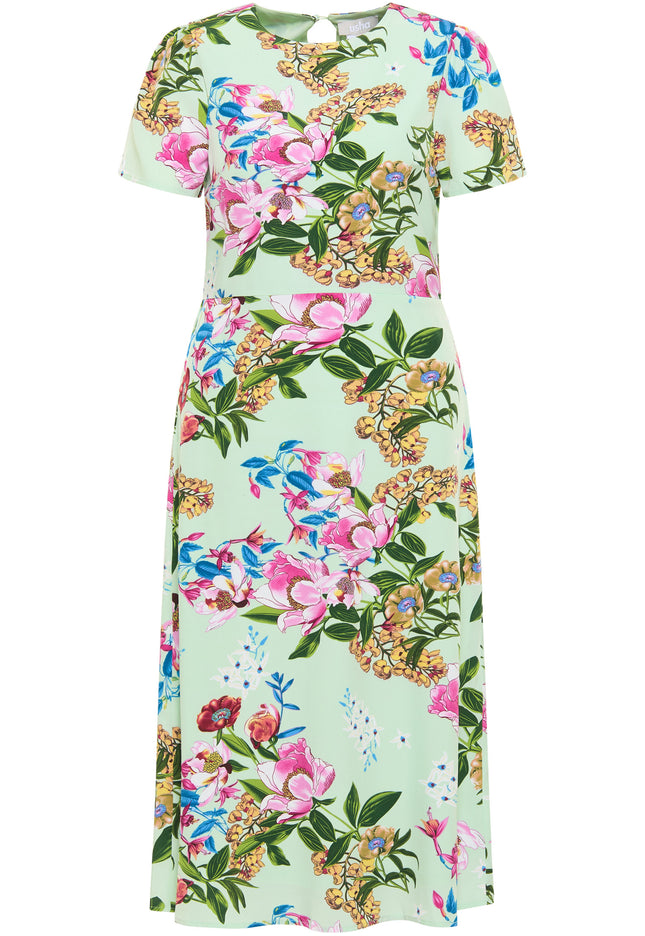 usha Damen Midi Kleid