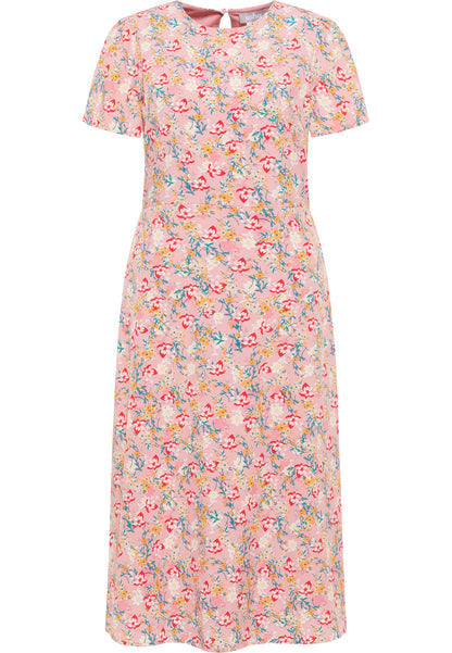 usha Damen Midi Kleid