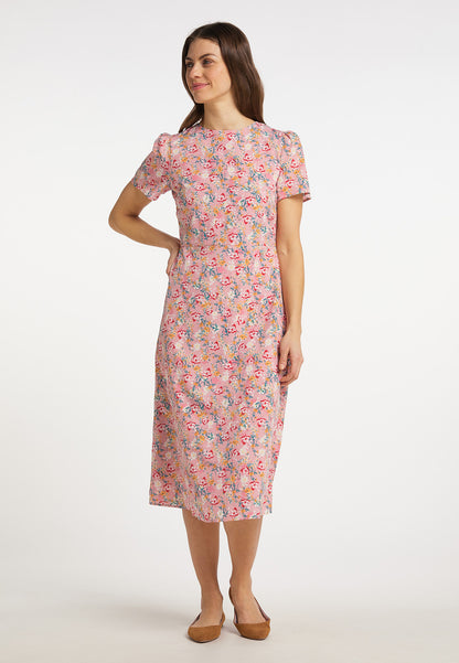 usha Damen Midi Kleid