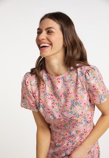 usha Damen Midi Kleid