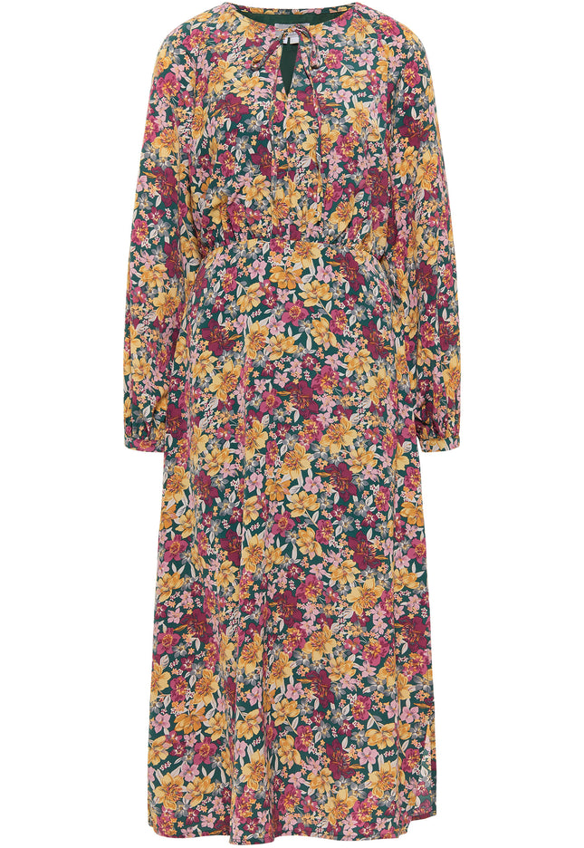 usha Damen Floral Print Maxi Kleid