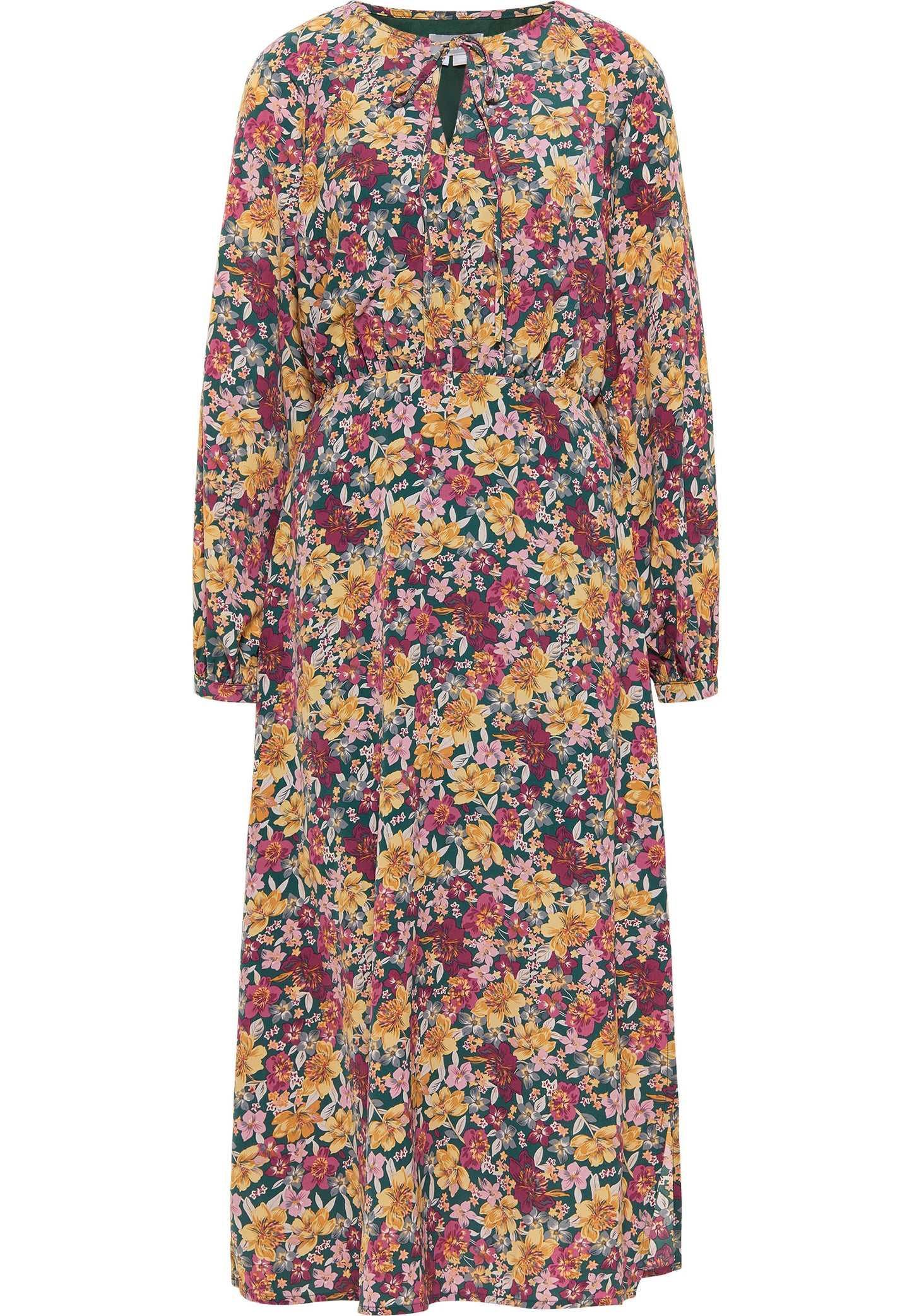 usha Damen Floral Print Maxi Kleid