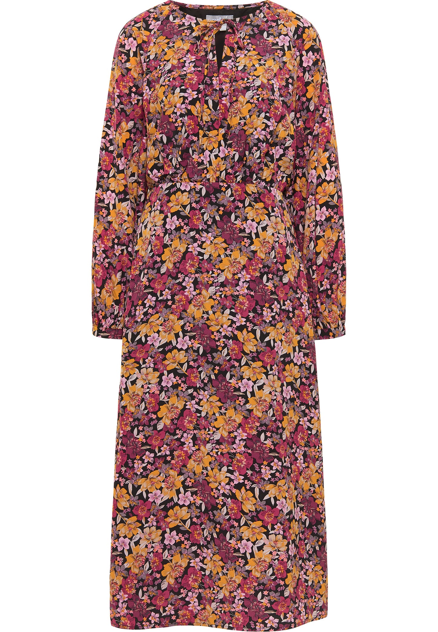 usha Damen Floral Print Maxi Kleid