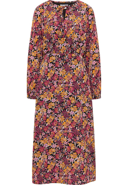 usha Damen Floral Print Maxi Kleid