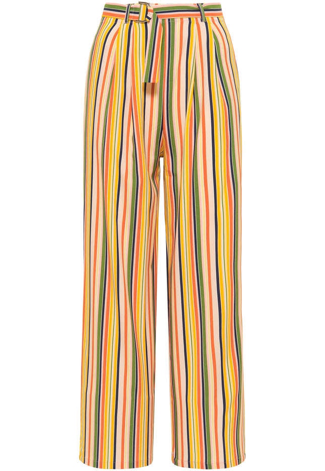 usha BLUE LABEL Women's Trousers With Stripes