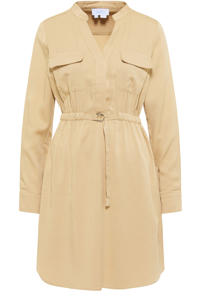 usha BLUE LABEL Women's Dress With Long Sleeves