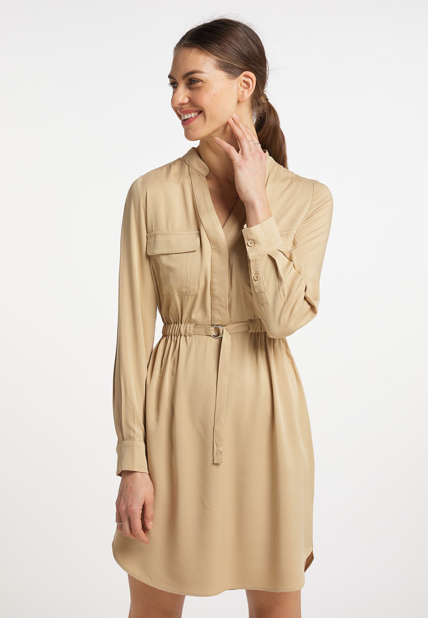 usha BLUE LABEL Women's Dress With Long Sleeves