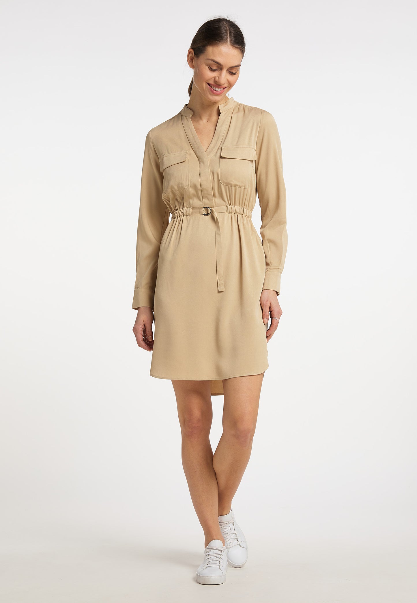 usha BLUE LABEL Women's Dress With Long Sleeves