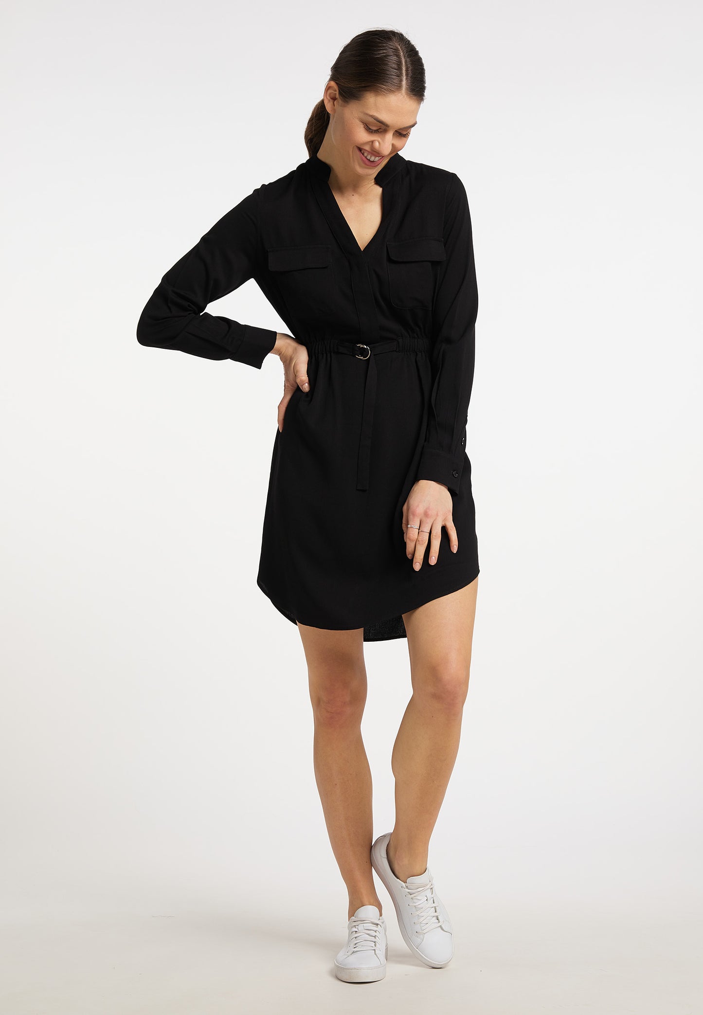usha BLUE LABEL Women's Dress With Long Sleeves