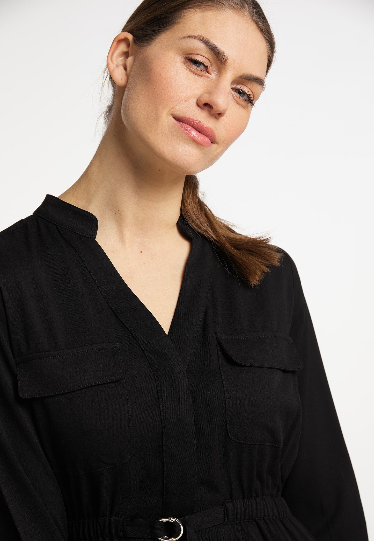 usha BLUE LABEL Women's Dress With Long Sleeves