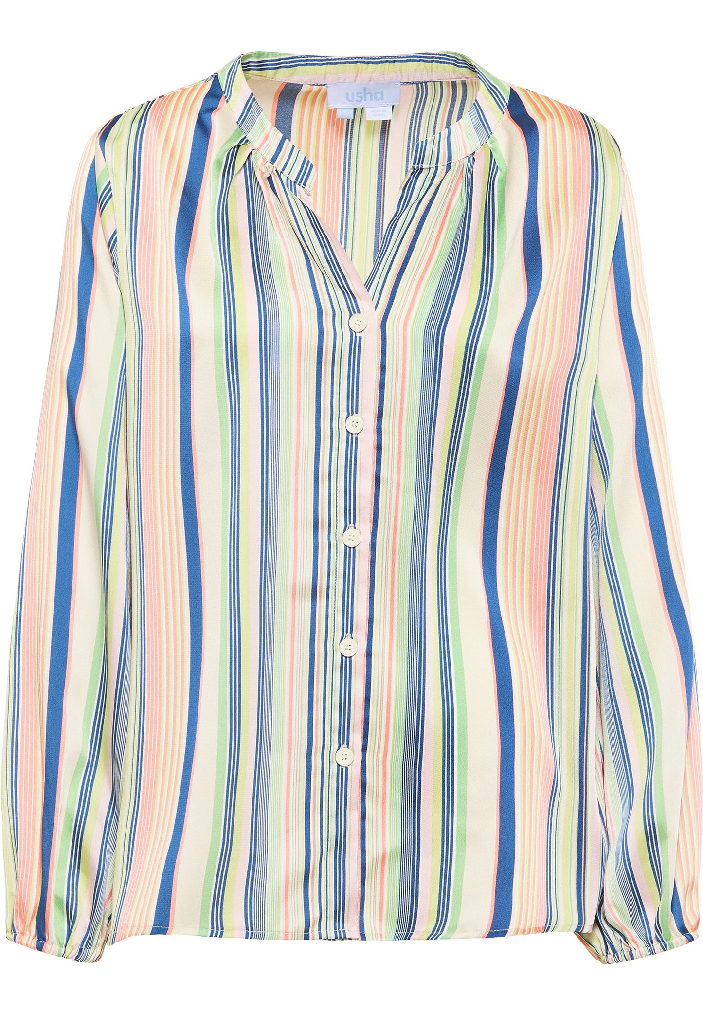 usha BLUE LABEL Women's Striped Blouse