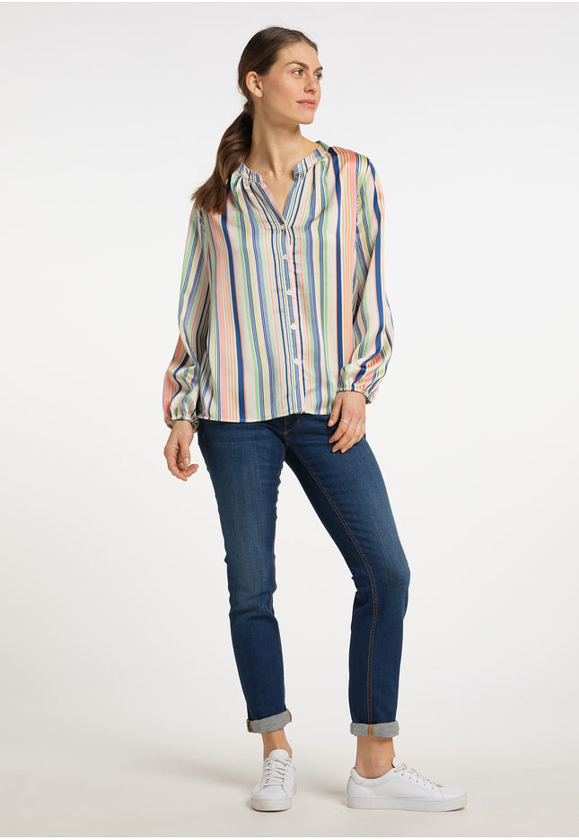 usha BLUE LABEL Women's Striped Blouse