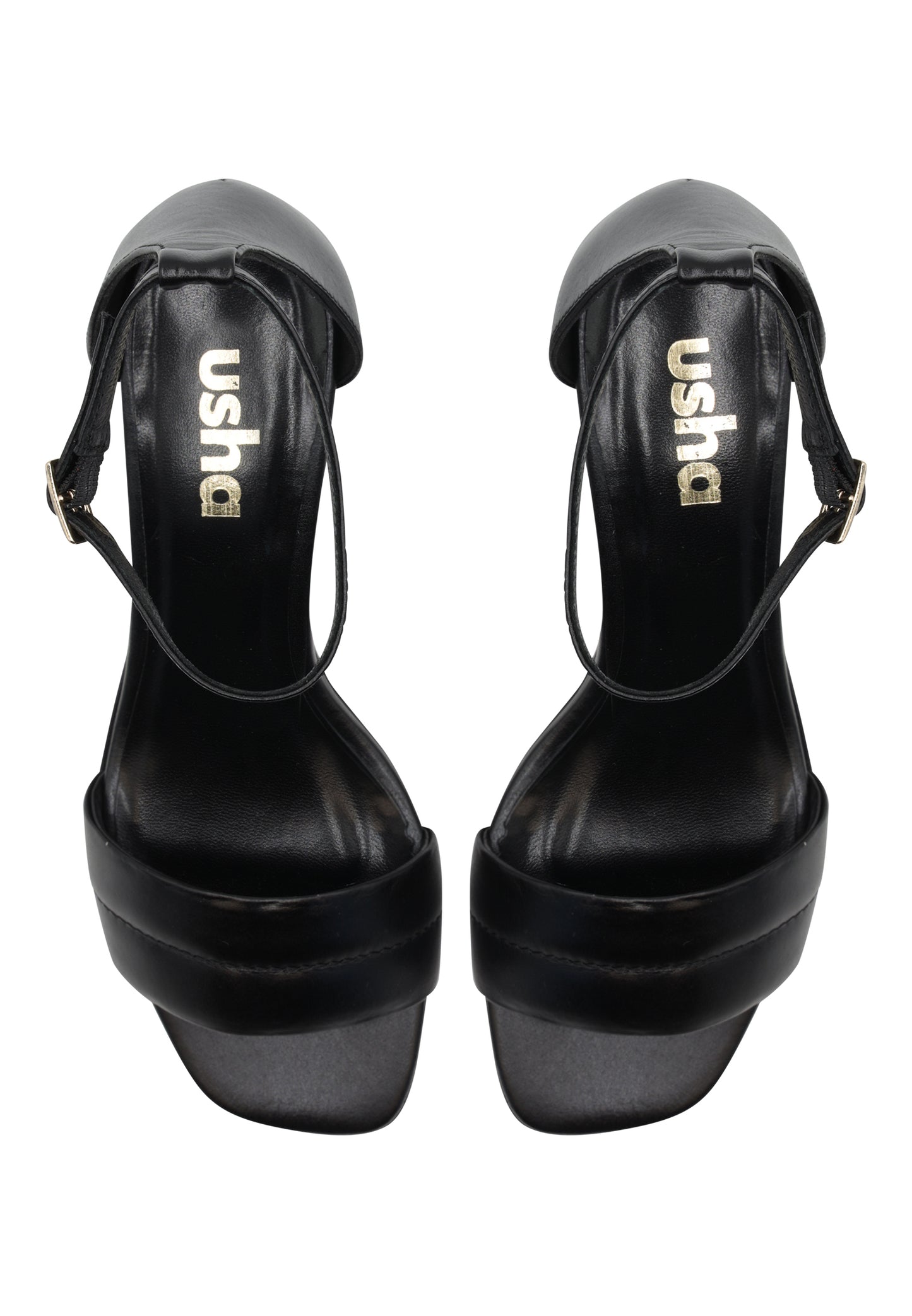 usha Damen Leder Sandalen
