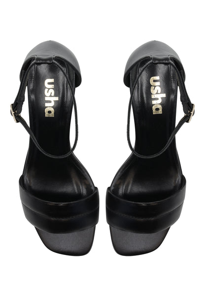 usha Damen Leder Sandalen