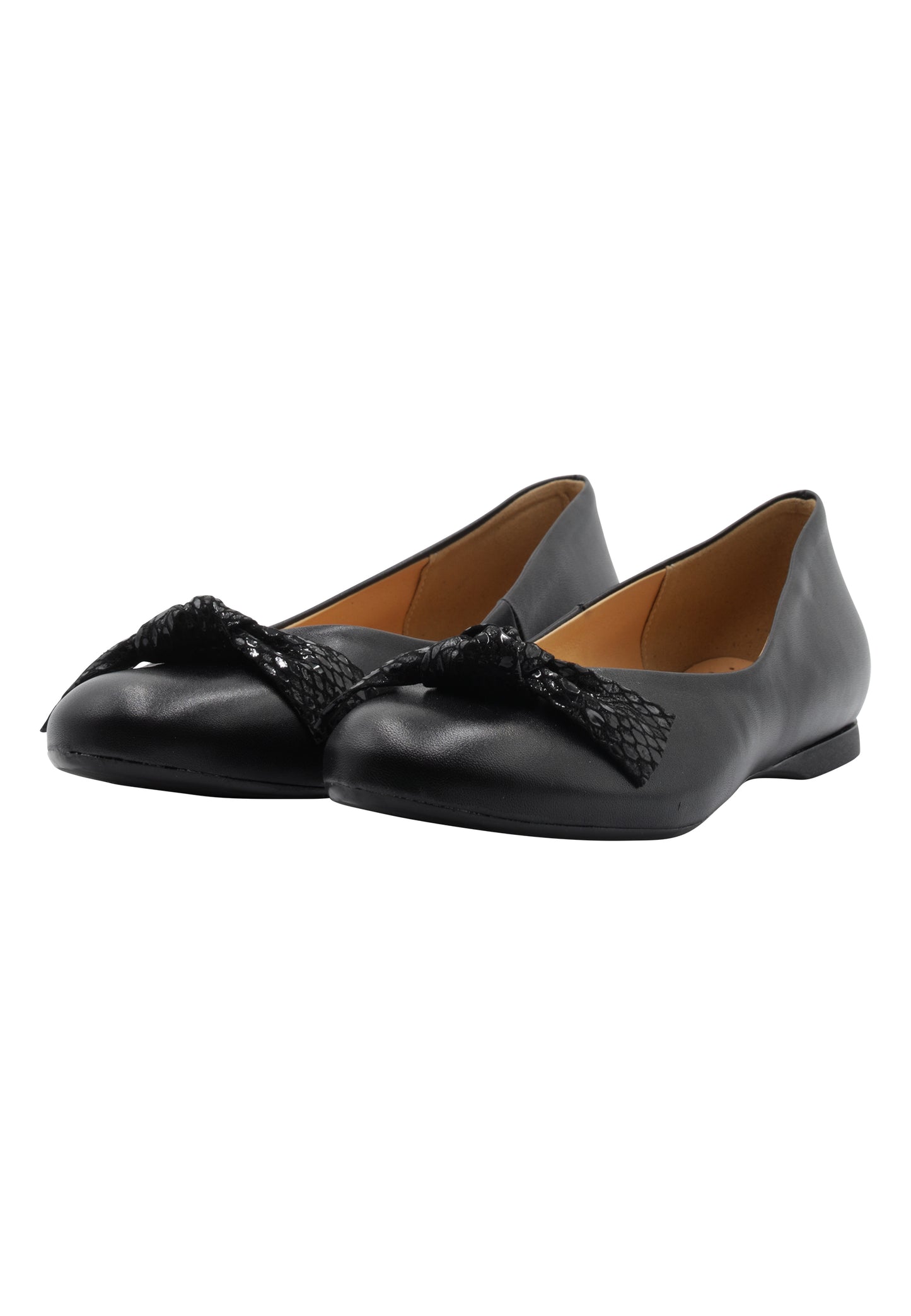 usha Damen Leder Ballerinas