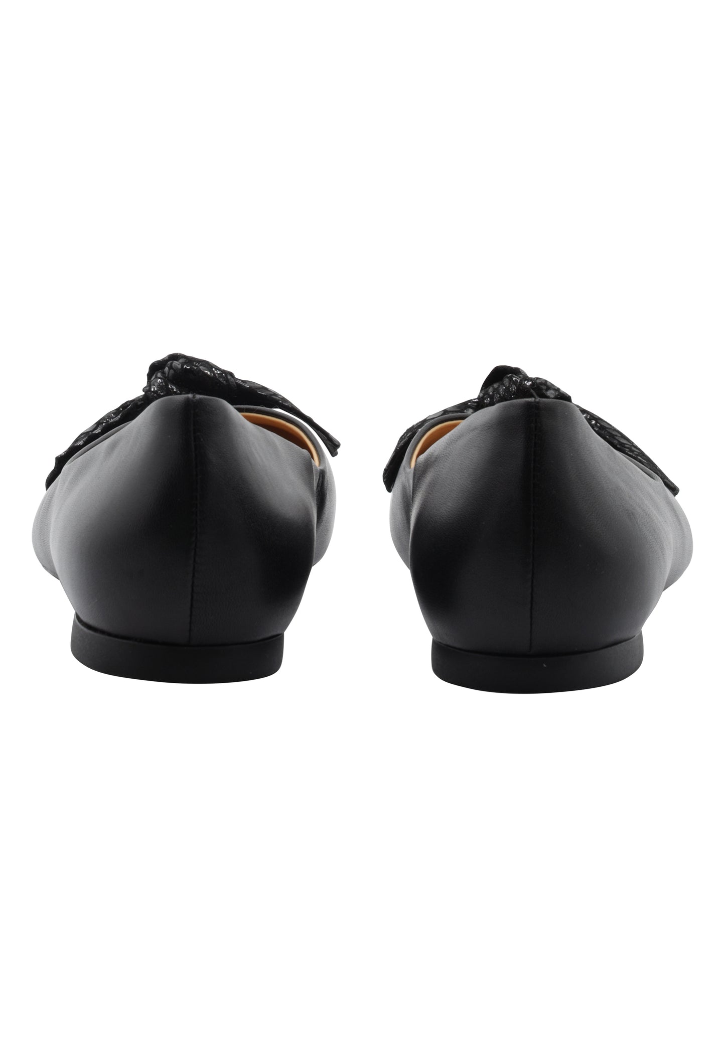 usha Damen Leder Ballerinas
