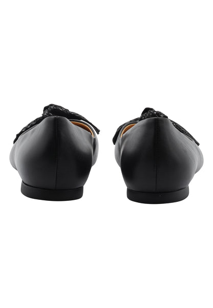 usha Damen Leder Ballerinas