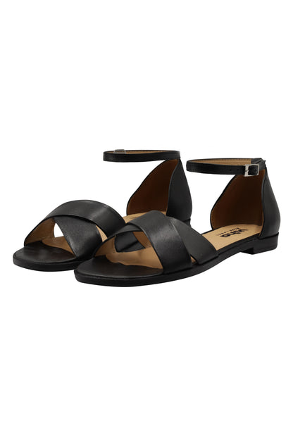 usha BLUE LABEL Women's Leather Sandals