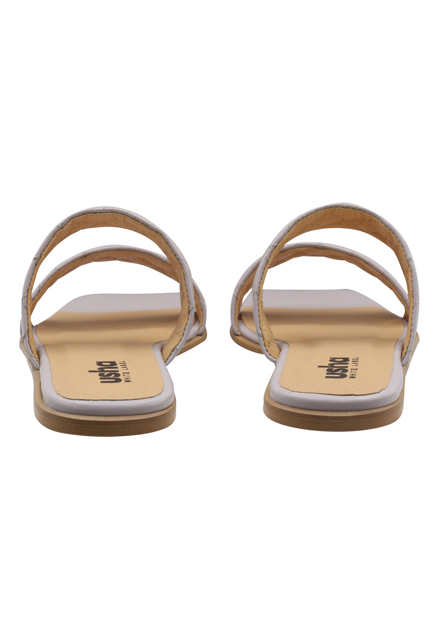 usha WHITE LABEL Women's Leather Sandals