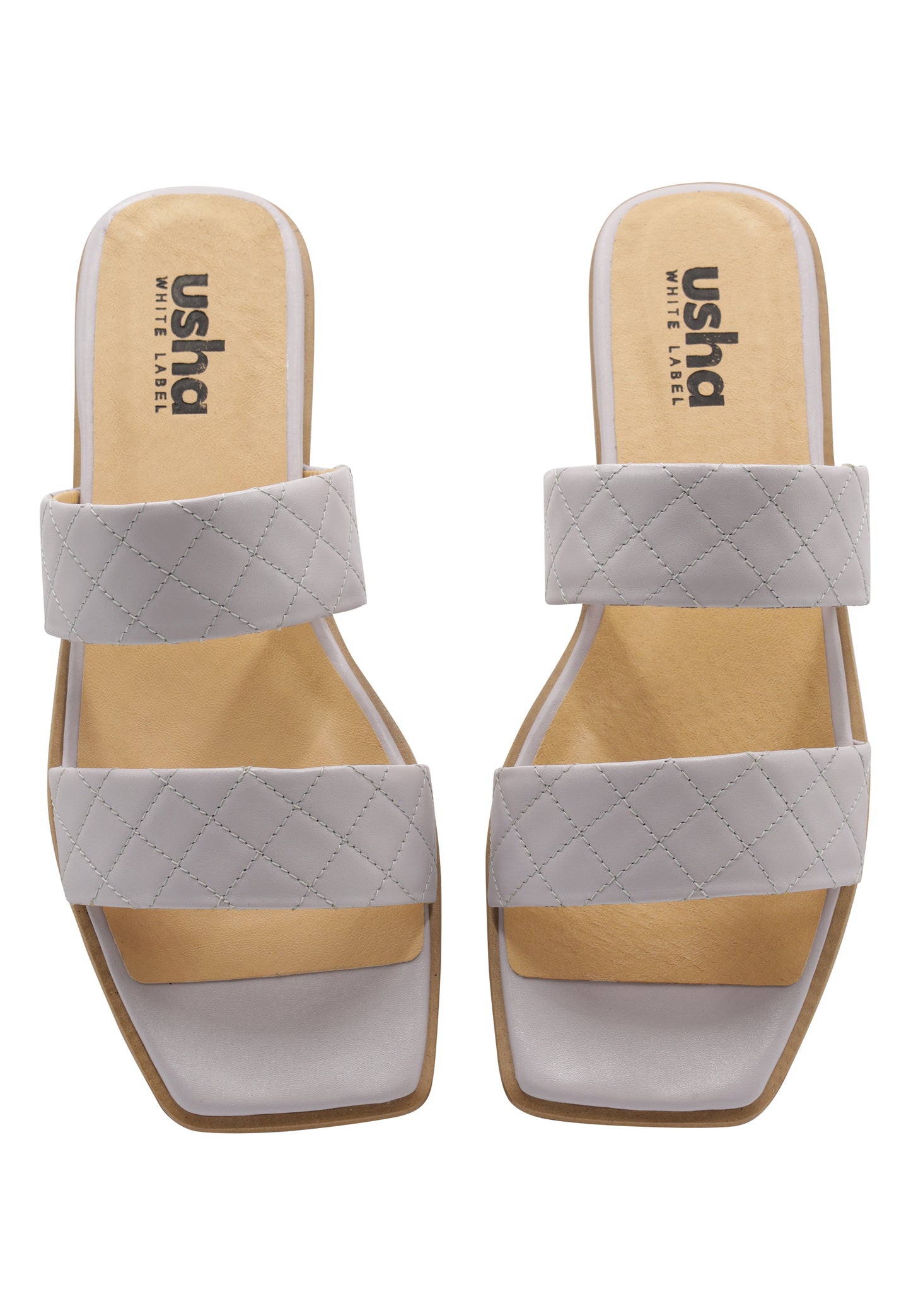 usha WHITE LABEL Women's Leather Sandals